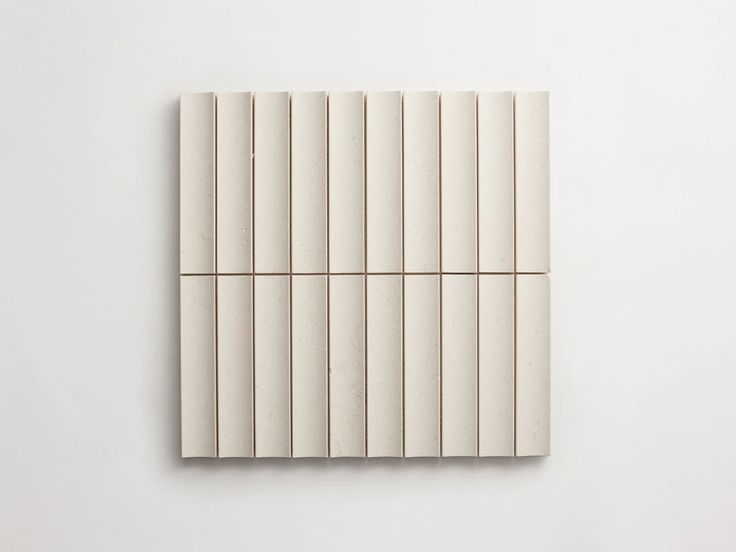 CLE Tile Fluted Etui Limestone Tile selected by Kari Beckett Design for The Color Collective 