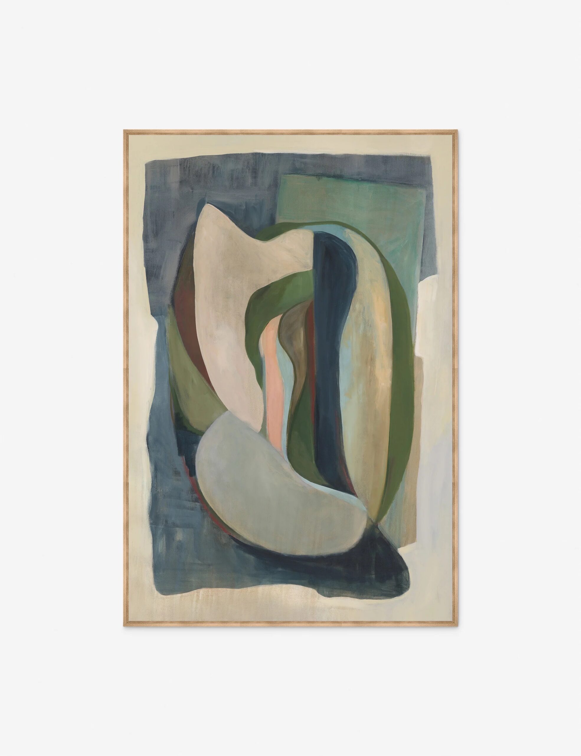 Abstract Art - Harmony in Flux by Maelani Blue selected by Kari Beckett for The Color Collective : March Edition Featured Color Sky Blue